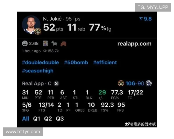 约基奇赛后直言掘金未至顶峰 MVP概率高达81 7% 背靠背78分仍遗憾落败